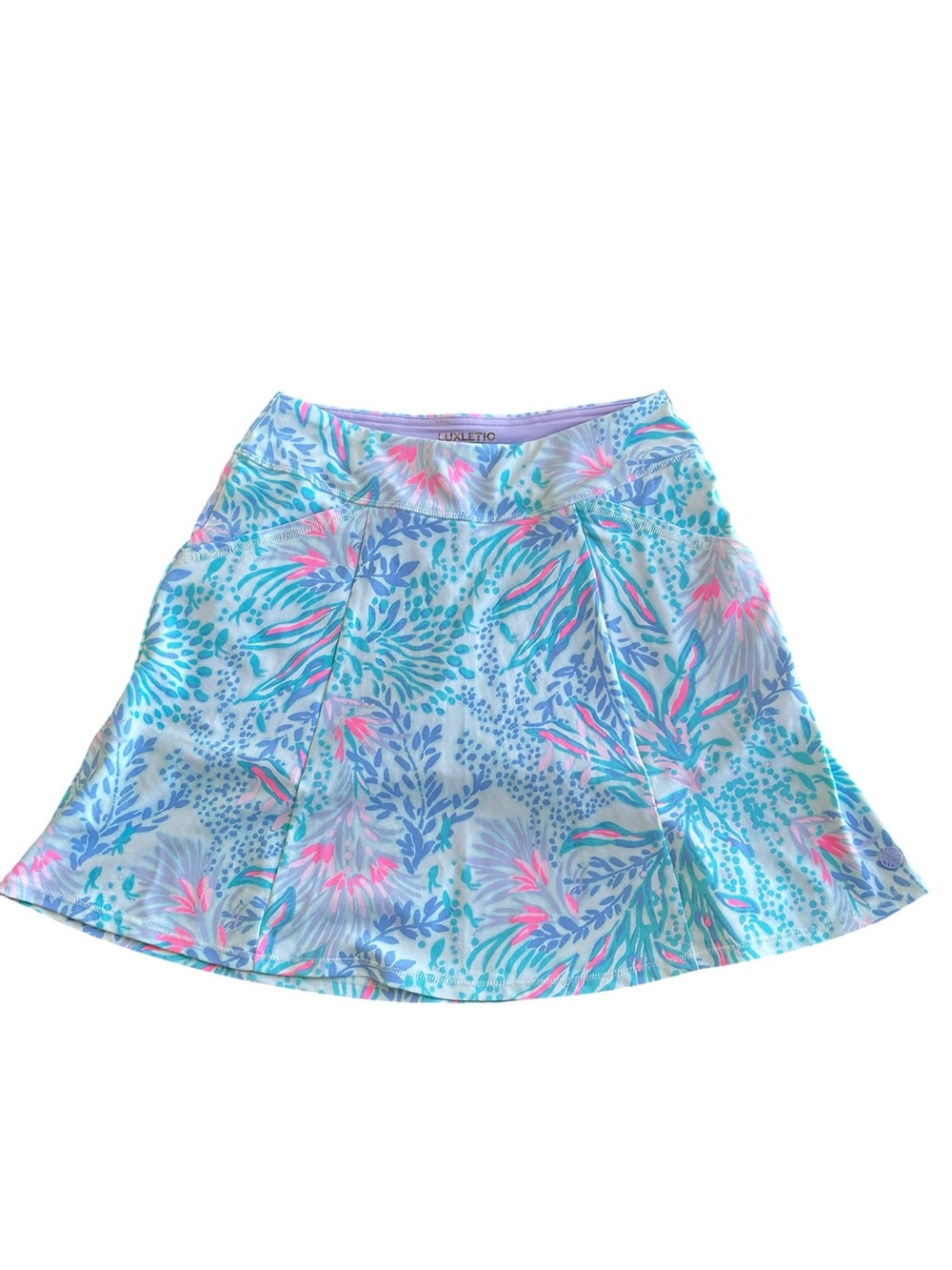 Lilly Pulitzer Luxletic XS Skort Tropical Print Golf Tennis Skirt - Picture 7 of 8